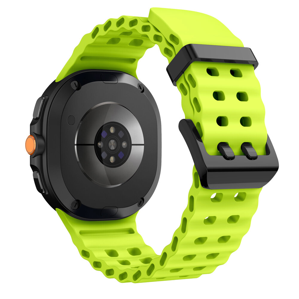 Strap-it® Strap-it Samsung Galaxy Watch 8 - 44mm Ocean bandje (lime)