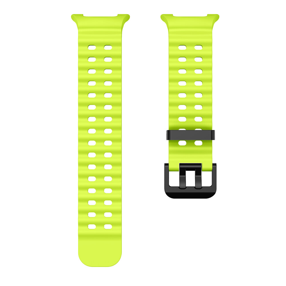 Strap-it® Strap-it Samsung Galaxy Watch 8 - 44mm Ocean bandje (lime)