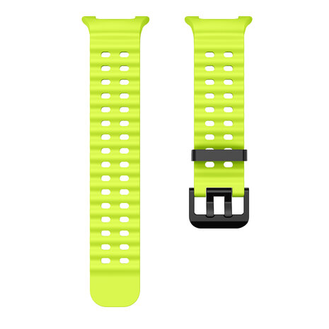 Strap-it® Strap-it Samsung Galaxy Watch 8 - 44mm Ocean bandje (lime)