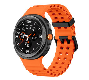 Strap-it® Samsung Galaxy Watch 8 - 44mm Ocean bandje (oranje)