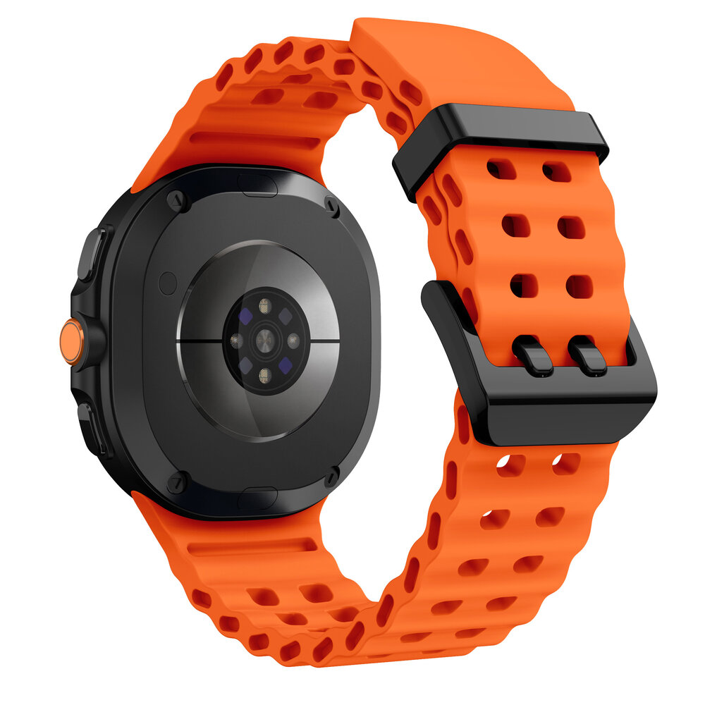 Strap-it® Strap-it Samsung Galaxy Watch 8 - 44mm Ocean bandje (oranje)