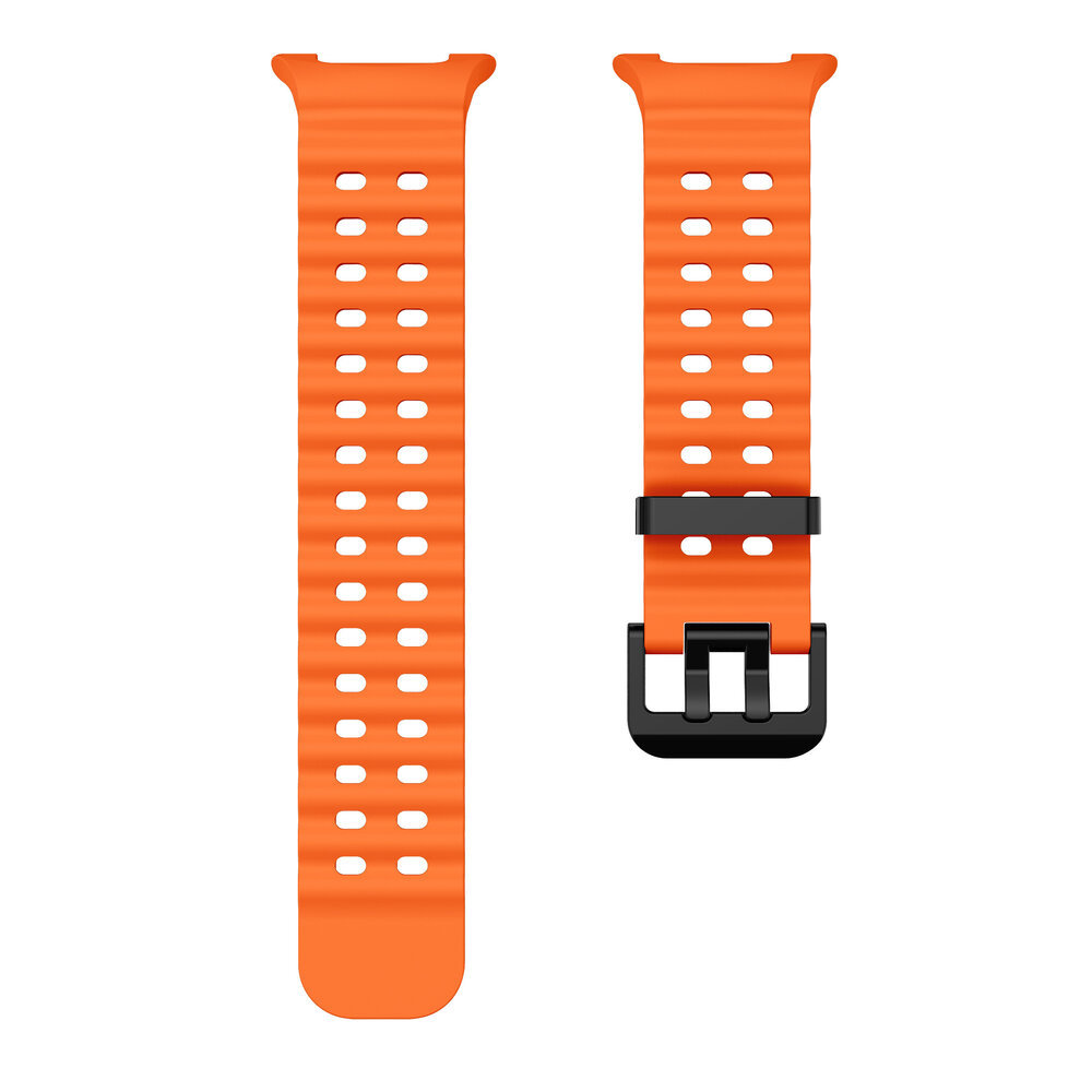 Strap-it® Strap-it Samsung Galaxy Watch 8 - 44mm Ocean bandje (oranje)