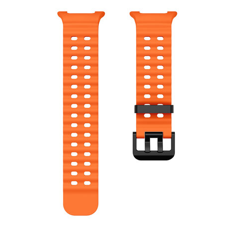 Strap-it® Strap-it Samsung Galaxy Watch 8 - 44mm Ocean bandje (oranje)