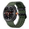 Strap-it® Strap-it Samsung Galaxy Watch 8 - 44mm Ocean bandje (legergroen) Strap-it® Strap-it Samsung Galaxy Watch 8 - 44mm Ocean bandje (legergroen)
