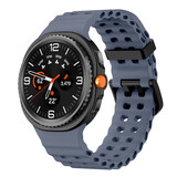 Strap-it® Samsung Galaxy Watch 8 - 44mm Ocean bandje (grijsblauw)
