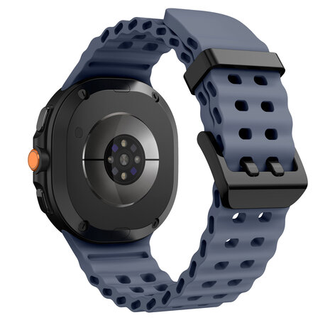 Strap-it® Strap-it Samsung Galaxy Watch 8 - 44mm Ocean bandje (grijsblauw)