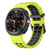 Strap-it® Samsung Galaxy Watch 8 - 44mm Ocean bandje (lime/grijs)