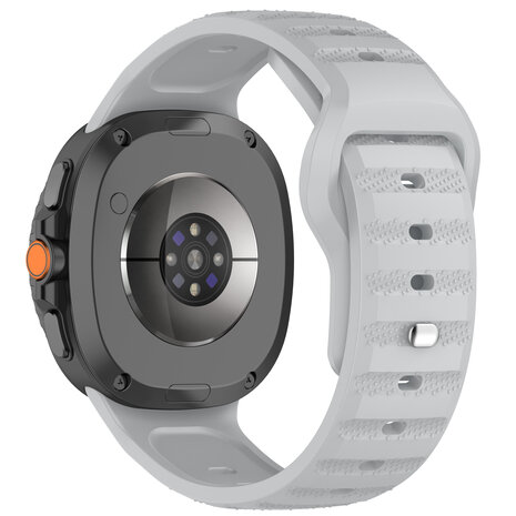 Strap-it® Strap-it Samsung Galaxy Watch 8 - 44mm outdoor siliconen bandje (grijs)