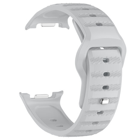 Strap-it® Strap-it Samsung Galaxy Watch 8 - 44mm outdoor siliconen bandje (grijs)