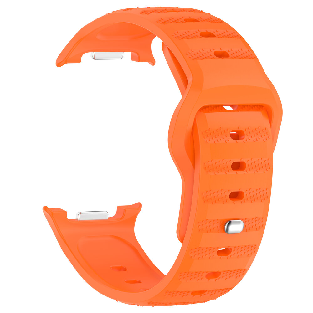 Strap-it® Strap-it Samsung Galaxy Watch 8 - 44mm outdoor siliconen bandje (oranje)
