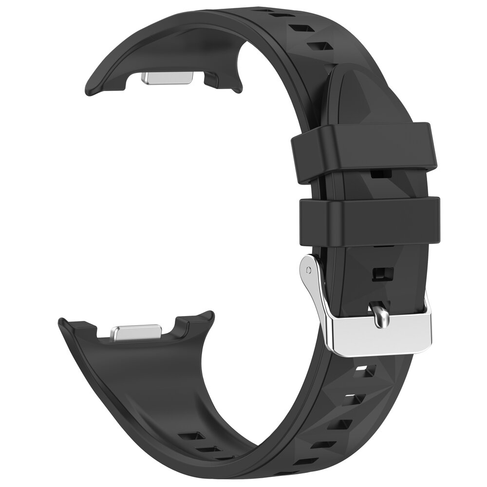 Strap-it® Strap-it Samsung Galaxy Watch 8 - 44mm diamond silicone band (zwart)