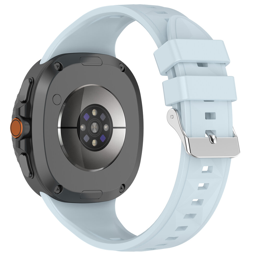 Strap-it® Strap-it Samsung Galaxy Watch 8 - 44mm diamond silicone band (lichtblauw) Strap-it® Strap-it Samsung Galaxy Watch 8 - 44mm diamond silicone band (lichtblauw)