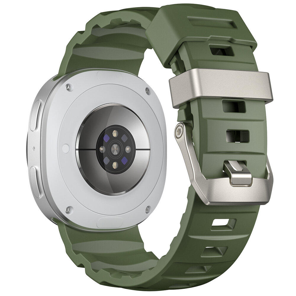 Strap-it® Strap-it Samsung Galaxy Watch 8 - 44mm extreme silicone band (legergroen)