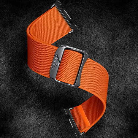 Strap-it® Strap-it Samsung Galaxy Watch 8 - 44mm elastisch bandje (oranje)