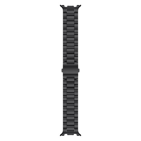 Strap-it® Strap-it Samsung Galaxy Watch 8 - 44mm stalen bandje (zwart)