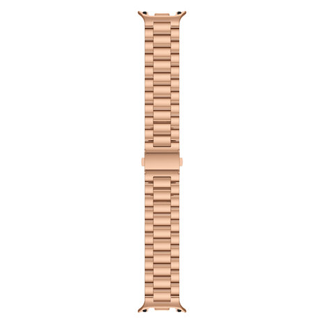 Strap-it® Strap-it Samsung Galaxy Watch 8 - 44mm stalen bandje (rosé goud)