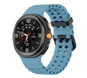 Strap-it® Samsung Galaxy Watch 8 Classic Ocean bandje (mat blauw)