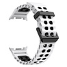Strap-it® Strap-it Samsung Galaxy Watch 8 Classic Ocean bandje (wit/zwart) Strap-it® Strap-it Samsung Galaxy Watch 8 Classic Ocean bandje (wit/zwart)