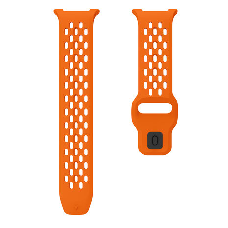 Strap-it® Strap-it Samsung Galaxy Watch 8 Classic siliconen air bandje (oranje)