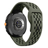 Strap-it® Strap-it Samsung Galaxy Watch 8 Classic siliconen air bandje (legergroen) Strap-it® Strap-it Samsung Galaxy Watch 8 Classic siliconen air bandje (legergroen)