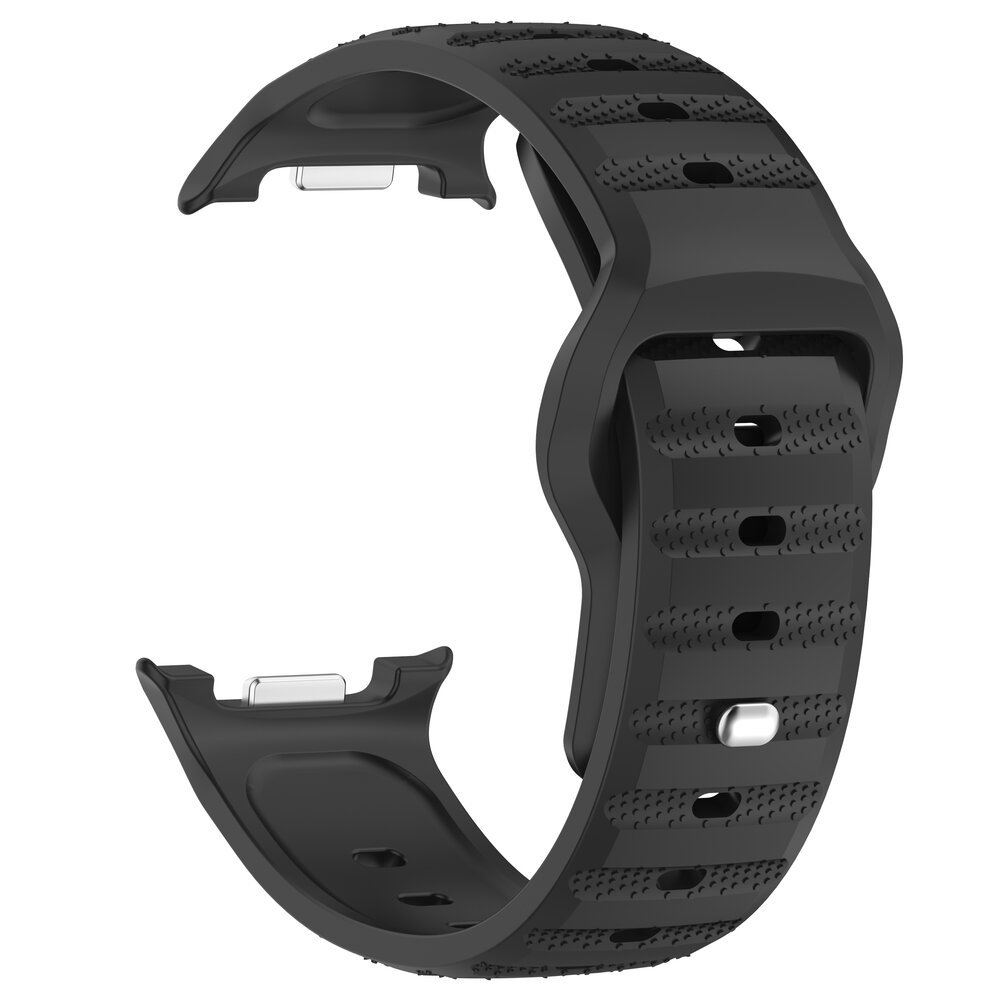 Strap-it® Strap-it Samsung Galaxy Watch 8 Classic outdoor siliconen bandje (zwart)