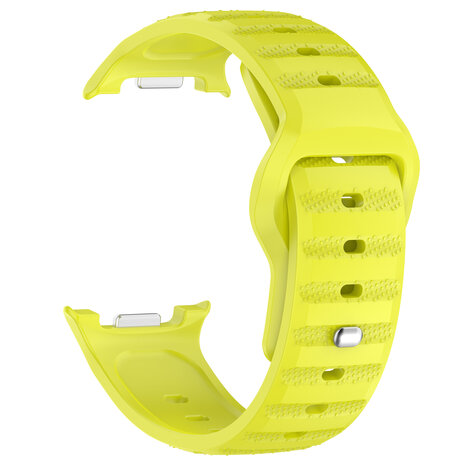 Strap-it® Strap-it Samsung Galaxy Watch 8 Classic outdoor siliconen bandje (lime)