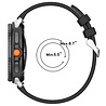 Strap-it® Strap-it Samsung Galaxy Watch 8 Classic nylon hybrid bandje (zwart) Strap-it® Strap-it Samsung Galaxy Watch 8 Classic nylon hybrid bandje (zwart)