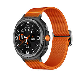 Strap-it® Samsung Galaxy Watch 8 Classic elastisch bandje (oranje)