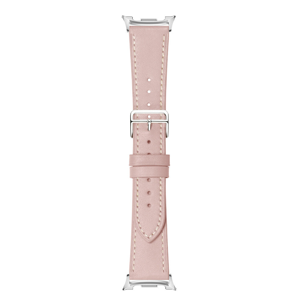 Strap-it® Strap-it Samsung Galaxy Watch 8 Classic classic leren bandje (roze)