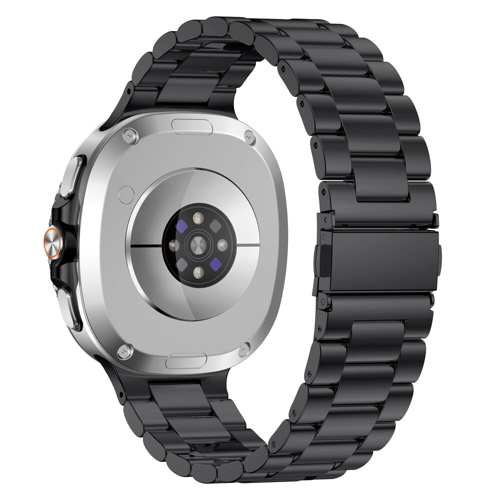 Strap-it® Strap-it Samsung Galaxy Watch 8 Classic stalen bandje (zwart)