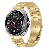 Strap-it® Samsung Galaxy Watch 8 Classic stalen bandje (goud)