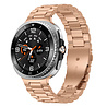 Strap-it® Strap-it Samsung Galaxy Watch 8 Classic stalen bandje (rosé goud) Strap-it® Strap-it Samsung Galaxy Watch 8 Classic stalen bandje (rosé goud)