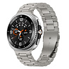 Strap-it® Strap-it Samsung Galaxy Watch 8 Classic stalen bandje (titanium) Strap-it® Strap-it Samsung Galaxy Watch 8 Classic stalen bandje (titanium)