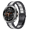 Strap-it® Strap-it Samsung Galaxy Watch 8 Classic stalen bandje (zwart/zilver) Strap-it® Strap-it Samsung Galaxy Watch 8 Classic stalen bandje (zwart/zilver)