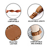 Strap-it® Strap-it Samsung Galaxy Watch 8 - 44mm classic leren bandje (bruin) Strap-it® Strap-it Samsung Galaxy Watch 8 - 44mm classic leren bandje (bruin)
