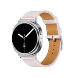 Strap-it® Samsung Galaxy Watch 8 - 40mm classic leren bandje (roze)