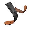 Strap-it® Strap-it Samsung Galaxy Watch 8 - 44mm luxe leren bandje (zwart) Strap-it® Strap-it Samsung Galaxy Watch 8 - 44mm luxe leren bandje (zwart)