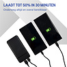 Coverzs Ultradunne 10.000 mAh powerbank (zwart) Coverzs Ultradunne 10.000 mAh powerbank (zwart)