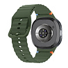 Strap-it® Strap-it Samsung Galaxy Watch 8 - 40mm wave siliconen bandje (legergroen) Strap-it® Strap-it Samsung Galaxy Watch 8 - 40mm wave siliconen bandje (legergroen)