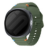 Strap-it® Strap-it Samsung Galaxy Watch 8 - 44mm wave siliconen bandje (legergroen) Strap-it® Strap-it Samsung Galaxy Watch 8 - 44mm wave siliconen bandje (legergroen)