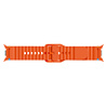 Strap-it® Strap-it Samsung Galaxy Watch 8 - 44mm wave siliconen bandje (oranje) Strap-it® Strap-it Samsung Galaxy Watch 8 - 44mm wave siliconen bandje (oranje)