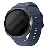 Strap-it® Strap-it Samsung Galaxy Watch 8 Classic wave siliconen bandje (donkerblauw) Strap-it® Strap-it Samsung Galaxy Watch 8 Classic wave siliconen bandje (donkerblauw)