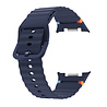 Strap-it® Strap-it Samsung Galaxy Watch 8 Classic wave siliconen bandje (donkerblauw) Strap-it® Strap-it Samsung Galaxy Watch 8 Classic wave siliconen bandje (donkerblauw)