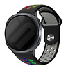 Strap-it® Strap-it Samsung Galaxy Watch 8 Classic sport bandje (zwart/kleurrijk) Strap-it® Strap-it Samsung Galaxy Watch 8 Classic sport bandje (zwart/kleurrijk)