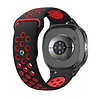 Strap-it® Strap-it Samsung Galaxy Watch 8 Classic sport bandje (zwart/rood) Strap-it® Strap-it Samsung Galaxy Watch 8 Classic sport bandje (zwart/rood)