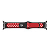 Strap-it® Strap-it Samsung Galaxy Watch 8 Classic sport bandje (zwart/rood) Strap-it® Strap-it Samsung Galaxy Watch 8 Classic sport bandje (zwart/rood)