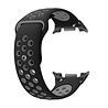 Strap-it® Strap-it Samsung Galaxy Watch 8 - 44mm sport bandje (zwart/grijs) Strap-it® Strap-it Samsung Galaxy Watch 8 - 44mm sport bandje (zwart/grijs)