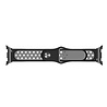 Strap-it® Strap-it Samsung Galaxy Watch 8 - 44mm sport bandje (zwart/grijs) Strap-it® Strap-it Samsung Galaxy Watch 8 - 44mm sport bandje (zwart/grijs)