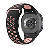Strap-it® Strap-it Samsung Galaxy Watch 8 - 40mm sport bandje (zwart/roze) Strap-it® Strap-it Samsung Galaxy Watch 8 - 40mm sport bandje (zwart/roze)