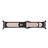 Strap-it® Strap-it Samsung Galaxy Watch 8 - 40mm sport bandje (zwart/roze) Strap-it® Strap-it Samsung Galaxy Watch 8 - 40mm sport bandje (zwart/roze)